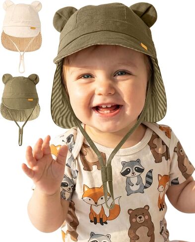 FURTALK Baby Sun Hat UPF 50+ Cute Toddler Bucket Summer Beach Hats for Boys Girls in Kuwait