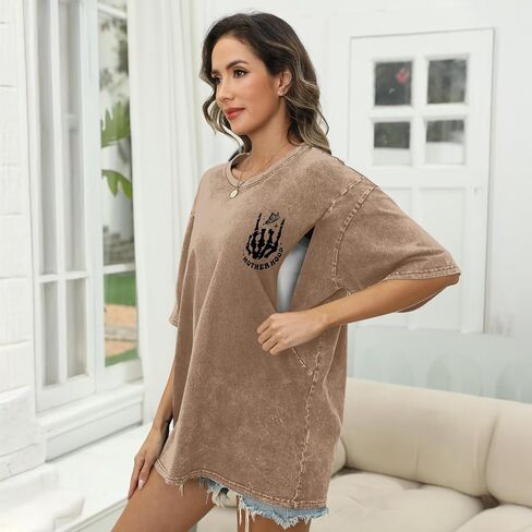 Nursing Shirts for Breastfeeding Zipper Maternity Summer Shirt for Women Motherhood Breast Feeding Friendly Tops(Coffee,2XL) in Kuwait