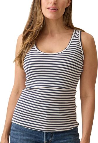 Kindred Bravely Nursing Tank Tops for Breastfeeding Soft Stretch Scoop Neck Maternity Tank with Easy Pull Down Nursing Access in Kuwait