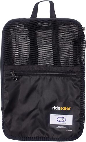 RideSafer Travel Vest Gen 6 - صغير (26.5-50 رطلاً) - أسود - مقعد سيارة آمن للأطفال خفيف الوزن ومحمول للسفر وتأجير السيارات ومشاركات الركوب in Kuwait