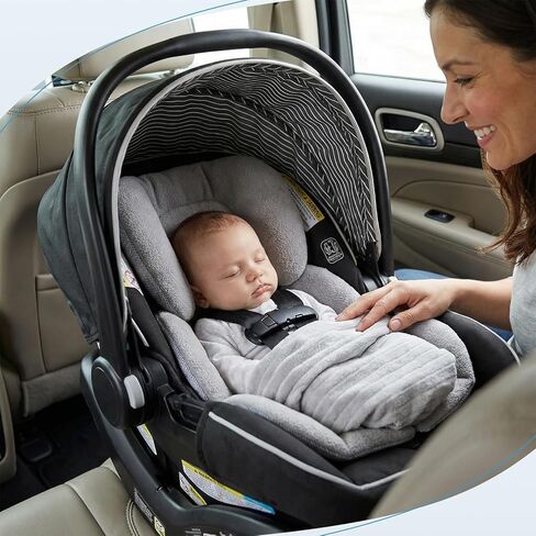 حشوة مقعد السيارة للرضع من UXIETIN متوافقة مع Graco SnugRide 35 - وسادة ناعمة للاستخدام على الوجهين، إدراج مقعد السيارة لحديثي الولادة لـ Graco in Kuwait