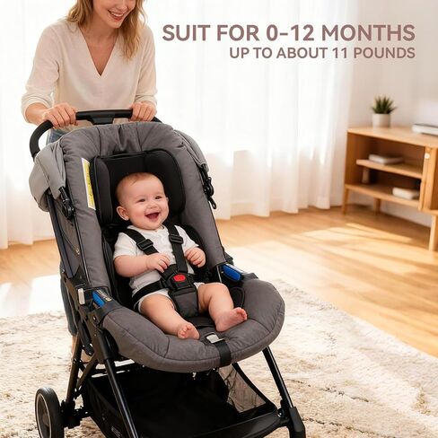 حشوة للرضع من أجل Doona، Graco، Chicco، Evenflo، Safety 1st، نسيج شبكي ناعم ومسامي، وسادة دعم للرأس والجسم. in Kuwait