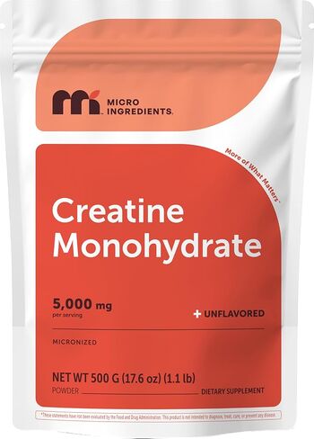Creatine Monohydrate Powder 1 kg (2.2 Lbs), 5000mg Per Serv, Micronized Creatine Powder, Unflavored, Pure, No Filler, Keto & Vegan Friendly, Easy Dissolve Pre Workout Creatine for Women and Men in Saudi Arabia