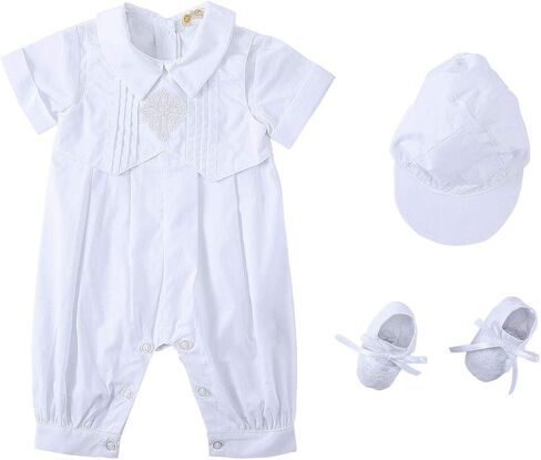 مجموعة سترة رومبير مطرزة للأطفال من Bow Dream Baby Boy مع بنطال in Kuwait