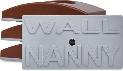 Wall Nanny - Baby Gate Wall Protector (Made in USA) Protects Walls and Doorways from Pet Gates - for Pressure Mounted Indoor Safety Baby Gates - White in Saudi Arabia