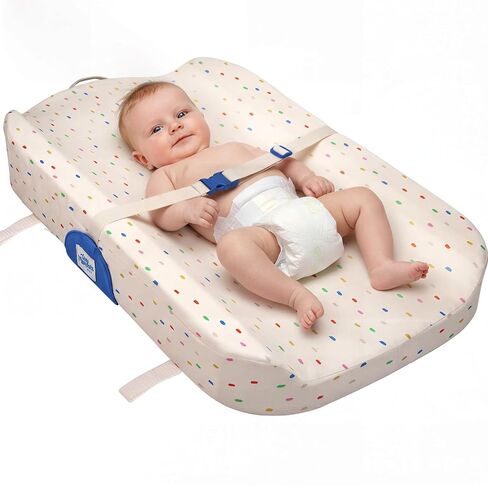 Tiny Marvels Baby Changing Pad with Cover, Waterproof Diaper Changing Pad with Non-Slip Base, Soft Contoured Changing Pad for Dresser, Nursery & Travel in Saudi Arabia