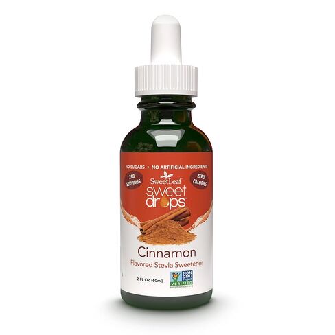 SweetLeaf Sweet Drops Cinnamon Liquid Stevia Sweetener - Cinnamon Stevia Liquid, Zero Calories, Zero Sugar, Non-GMO, Gluten-Free, Keto Friendly, Stevia Cinnamon Extract LIquid - 2 Fl Oz in Saudi Arabia
