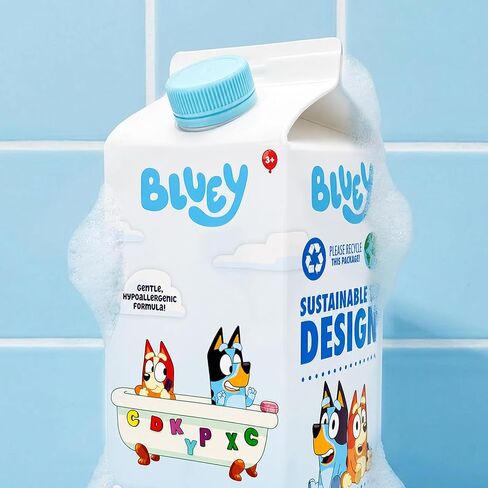 Bluey Bubble Bath for Toddlers and Kids 3+, Fresh Berry Scent, Tear Free | Dye, Paraben, Phthalate-Free | Hypoallergenic | 24 oz/ 710 ml in Kuwait