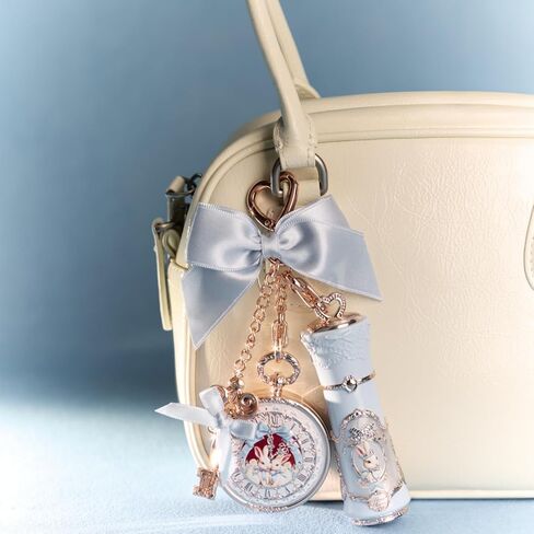 Flower Knows Bunny Garden Lip Balm Bag Charm,Hydrating & Softening Lip Care with Nourishing Oils & Long-Lasting Moisture,Non-Sticky Shine,Vegan Skincare,Lip Keychain Cap,Cute for Gift(01 Creamy Blue) in Saudi Arabia