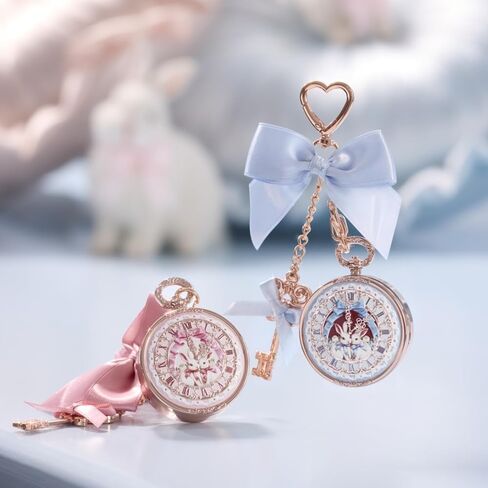 Flower Knows Bunny Garden Lip Balm Bag Charm,Hydrating & Softening Lip Care with Nourishing Oils & Long-Lasting Moisture,Non-Sticky Shine,Vegan Skincare,Lip Keychain Cap,Cute for Gift(01 Creamy Blue) in Saudi Arabia
