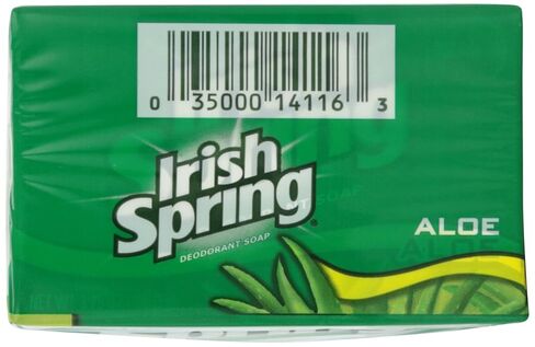 Irish Spring Deodorant Bath Bar Aloe,3.75 Ounce, 3 Count in Saudi Arabia