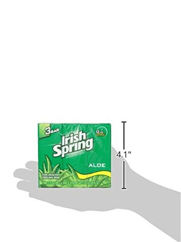 Irish Spring Deodorant Bath Bar Aloe,3.75 Ounce, 3 Count in Saudi Arabia
