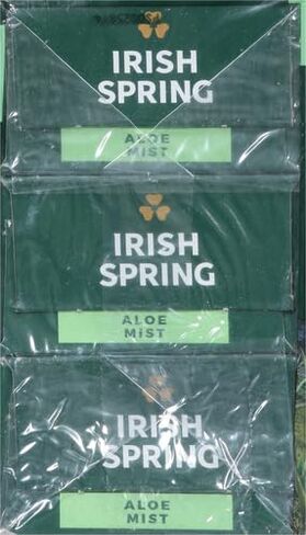 Irish Spring Deodorant Bath Bar Aloe,3.75 Ounce, 3 Count in Saudi Arabia