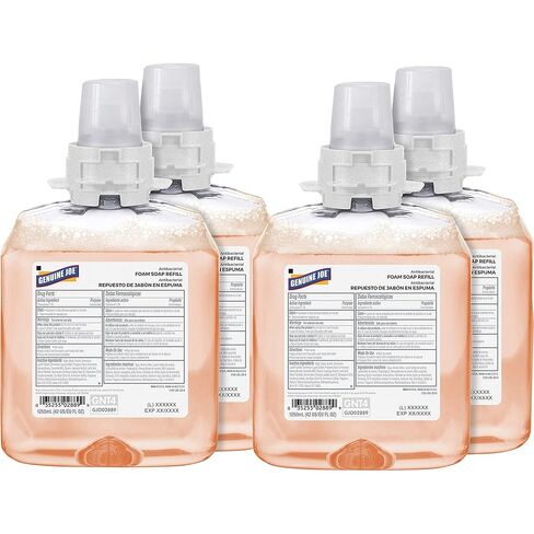 Geniune Joe Antibacterial Foam Soap Refill (Pack of 4) in Saudi Arabia