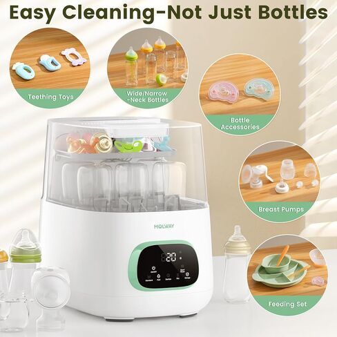 Upgraded Bottle Washer Pro, All-in-One Baby Bottle Washer and Sterilizer & Dryer, Cleaning Machine for Bottles, Pump Parts & Baby Essentials, Replaces Hand Washing, Mothers Day Gifts for Women in Kuwait