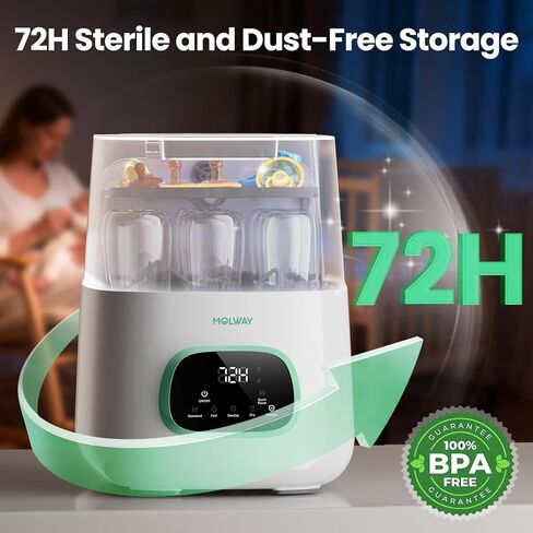 Upgraded Bottle Washer Pro, All-in-One Baby Bottle Washer and Sterilizer & Dryer, Cleaning Machine for Bottles, Pump Parts & Baby Essentials, Replaces Hand Washing, Mothers Day Gifts for Women in Kuwait