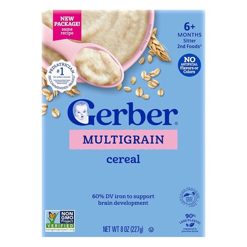 GERBER CEREAL FOR BABY Infant Dry Cereal Rice 1ST FOODS Non GMO Rice 5x8oz in Kuwait