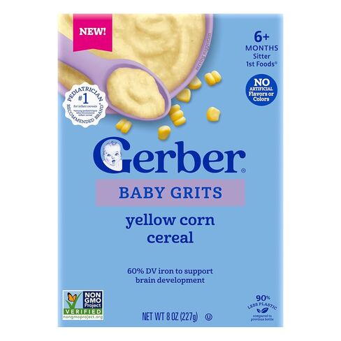 GERBER CEREAL FOR BABY Infant Dry Cereal Rice 1ST FOODS Non GMO Rice 5x8oz in Kuwait