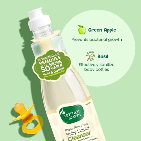 Baby Cleanser - Plant Powered, 175ml by Mother Sparsh Store in Kuwait