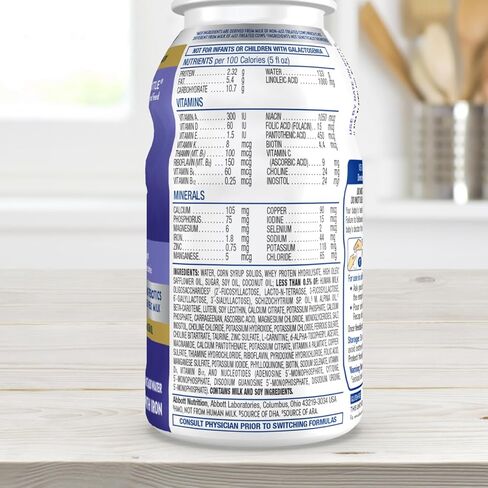 Similac 360 Total Care Gentle Comfort Baby Formula, Easy-to-Digest Formula, Has 5 HMO Prebiotics, Ready-to-Feed Infant Formula, 8-fl-oz Bottle, Pack of 24 in Kuwait