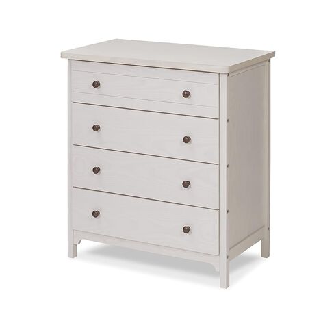 Sorelle Furniture Farmhouse 3-Piece Nursery Set with 4-in-1 Convertible Crib, 4-Drawer Dresser, and Changing Table with Shelves, Baby Furniture Made of Wood, Non-Toxic Finish-Weathered White in Saudi Arabia