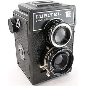 كاميرا LUBITEL-166 Universal TLR متوسطة الحجم - عدسة مزدوجة كلاسيكية منعكسة من اتحاد الجمهوريات الاشتراكية السوفياتية | 6×6 على 120 فيلم | يدوي كلاسيكي بالكامل (متجدد) in Kuwait