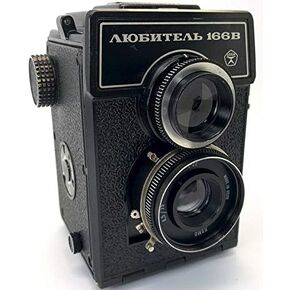 كاميرا LOMO Lubitel-166B اتحاد الجمهوريات الاشتراكية السوفياتية TLR متوسطة الحجم 6 × 6 | عدسة مزدوجة منعكسة | خمر السوفياتي (متجدد) in Kuwait