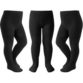 Century Star 3 Pack Baby Girls Cable Knit Tights - Seamless Stretch Waist Leggings for Toddler Infant Daily School Wear 0-6T in Kuwait