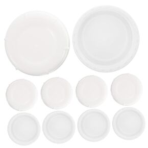 10pcs Bottle Milk Bottle Lids Leakproof Screw Caps Travel Sealing Replacement Lids for Freshness Preservation Plastic Caps for Breastmilk Storage in Kuwait