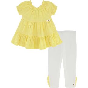 Tommy Hilfiger Girls 2-Piece Set, Tunic Shirt with Leggings in Saudi Arabia