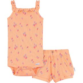 Gerber baby-girls Bodysuit and Shorts Set in Kuwait