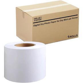 Compatible for DX100 InkJet Paper Lustre - 8" x 213' - 1 Rolls in Saudi Arabia