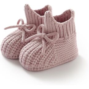 Opewod Baby Booties Newbron Knitted Sock Shoes Knit First Walkers Crochet Soft Cozy Warm Boots for Toddler Infant Boy Girl in Kuwait
