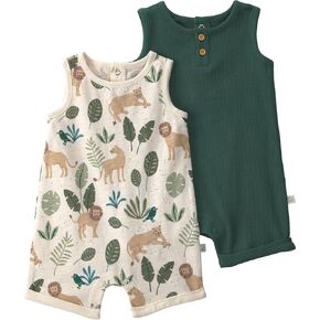 little planet by carter's Baby Boys' 2 Pack Romper Made With Organic Cotton in Kuwait