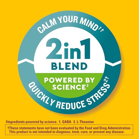 Nature Made Wellblends Stress Relief Gummies, L theanine 200mg to Help Reduce Stress, with GABA 100mg, Same Day Stress Support, 40 Strawberry Flavor Gummies in Kuwait
