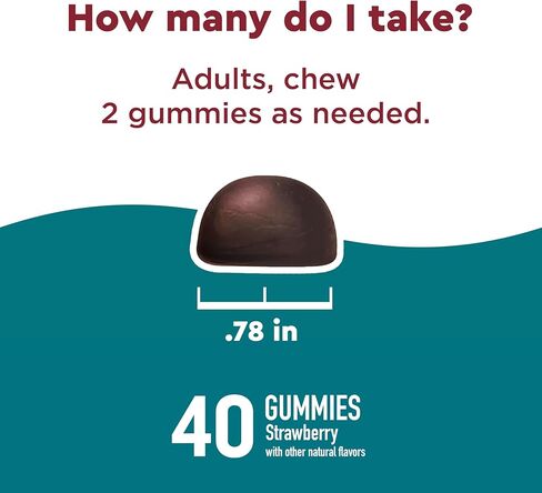 Nature Made Wellblends Stress Relief Gummies, L theanine 200mg to Help Reduce Stress, with GABA 100mg, Same Day Stress Support, 40 Strawberry Flavor Gummies in Kuwait