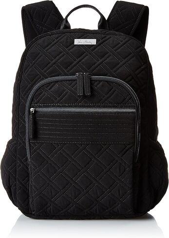 Vera Bradley Women's Microfiber Campus Backpack, Peacock Blue, One Size in Saudi Arabia
