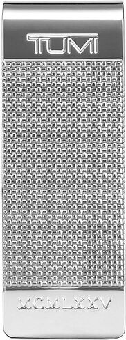 TUMI - Nassau Ballistic Etched Money Clip Wallet with RFID ID Lock for Men - Silver in Kuwait