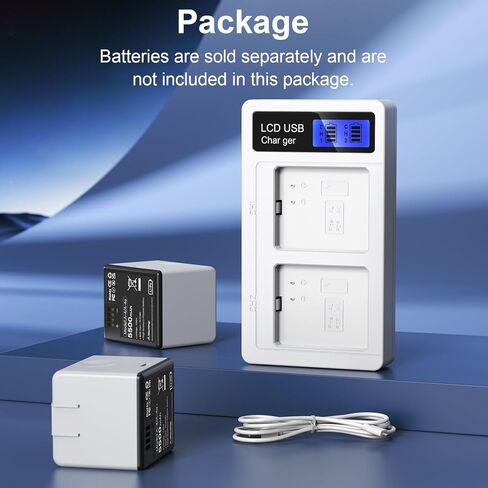 LCD Battery Charger Station for Arlo Pro 5S/Pro 4/Pro 3/ Arlo Ultra/Ultra 2 Official Battery,Replacement Arlo Battery Charger with USB Cable-2 Slot (No Battery) in Kuwait