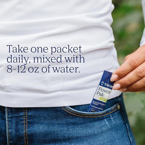 Trace Minerals – Power Pak (Lemon Lime) | Electrolyte Powder Packets with Vitamin C & Zinc | Powerful Hydration, Immune, Stamina & Energy Support with Essential Vitamins & Minerals (30 Packets) in Kuwait