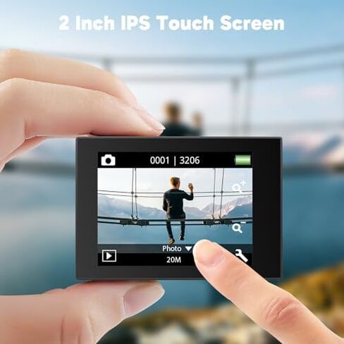 كاميرا AKASO EK7000 Pro Action مع بطاقة MicroSDXC U3 ومجموعة ملحقات قارئ بطاقة SD 3 في 1 in Kuwait