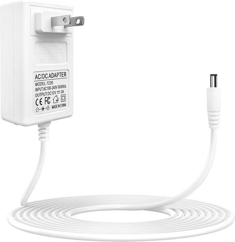 10ft Power Cord for 4moms mamaRoo 4/2, 12V 3A Charger for RockaRoo Baby Swing, mamaRoo 2015 Infant Seat/Model 1037, 1026, 4M-005 3m Charging Cable, AC Adapter in Kuwait