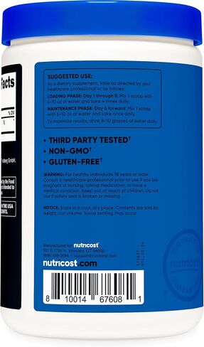 Nutricost Creapure® Creatine Monohydrate Powder 1KG in Saudi Arabia