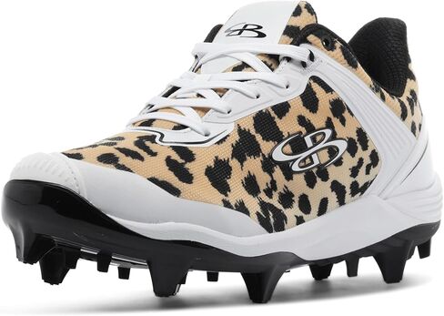 Boombah Viper Women's Molded Cleat - Cheetah Pitching Toe - Multiple Color Options - Multiple Sizes in Kuwait