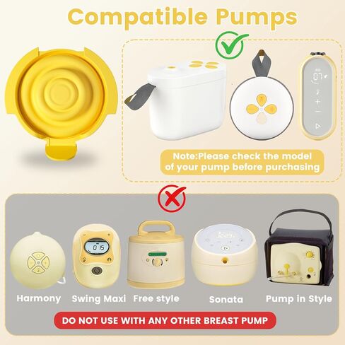 2pcs Silicone Membranes Compatible with Medela Pump Parts, Pump Replacement Diaphragm for PersonalFit Flex connectors,Pump in Style MaxFlow, Swing Maxi, Freestyle Flex Breast Pumps in Kuwait