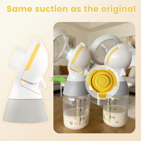2pcs Silicone Membranes Compatible with Medela Pump Parts, Pump Replacement Diaphragm for PersonalFit Flex connectors,Pump in Style MaxFlow, Swing Maxi, Freestyle Flex Breast Pumps in Kuwait