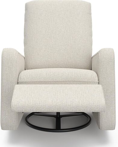 Graco Teddi Power Recliner Swivel Glider، كرسي كهربائي إلكتروني، معتمد من Oeko-TEX 100، شاحن USB-A وUSB-C، توسيد وراحة ممتازة - (Dune Basketweave) in Kuwait