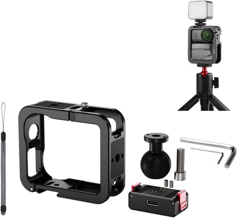 Ball Head Cage Kit Compatible with DJI Osmo Nano Aluminum Frame for Multi-Angle Shooting in Kuwait