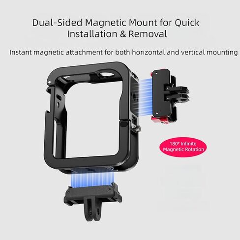 Ball Head Cage Kit Compatible with DJI Osmo Nano Aluminum Frame for Multi-Angle Shooting in Kuwait