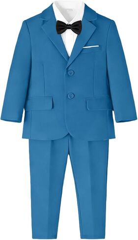 Baby Boys' Suits 5-Piece Formal Suit Set Toddler Boy Ring Bearer Outfit for Weddings in Kuwait